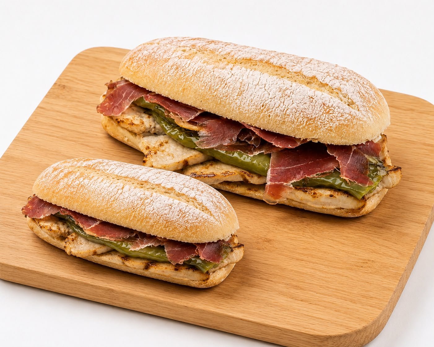 Montadito de pollo de Jommara